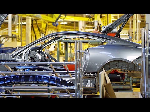 Ligne de production Jaguar F-TYPE – Usine automobile anglaise